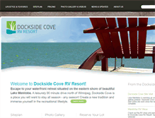 Tablet Screenshot of docksidecove.com